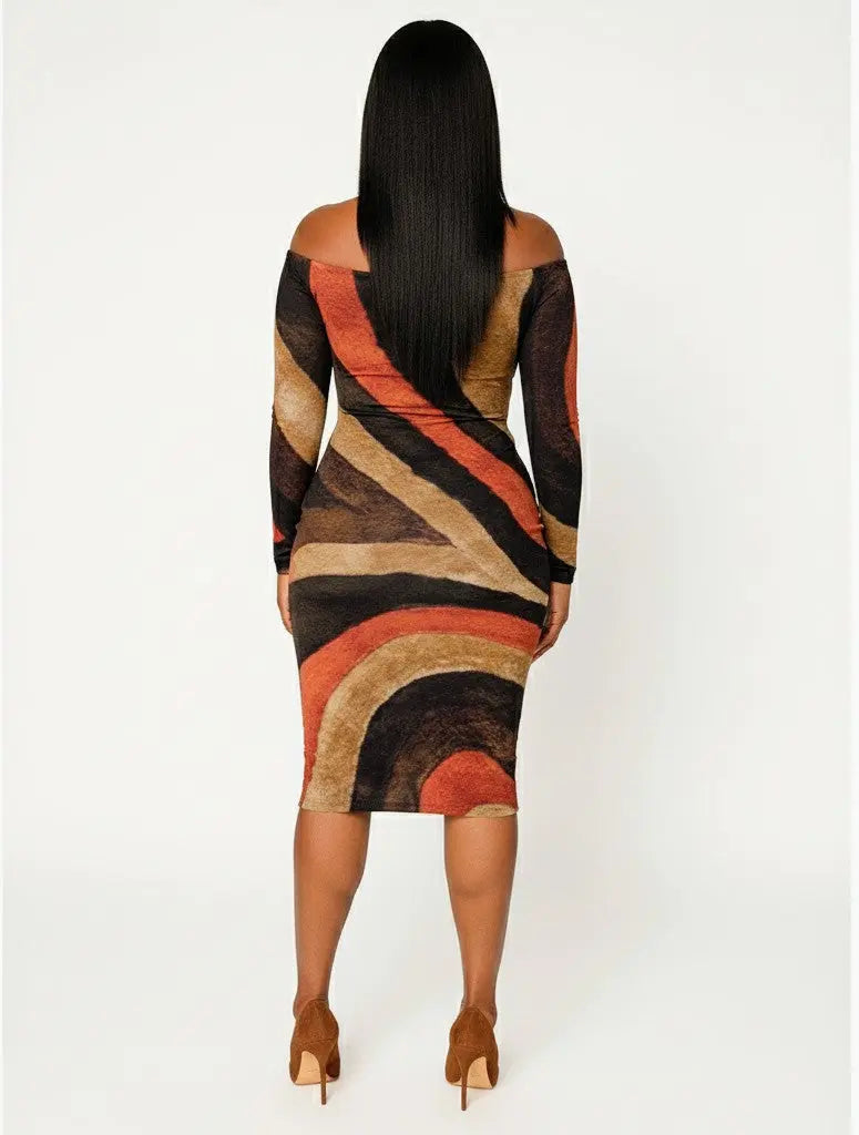 "The Avenue "Long-Sleeve Wrap Dress Urban Era Customs