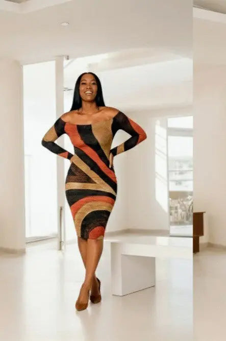 "The Avenue "Long-Sleeve Wrap Dress Urban Era Customs