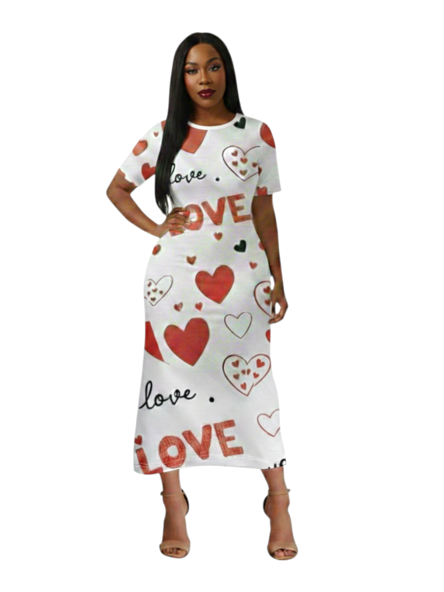The Love Script Shift Long T-shirt Dress Urban Era Customs